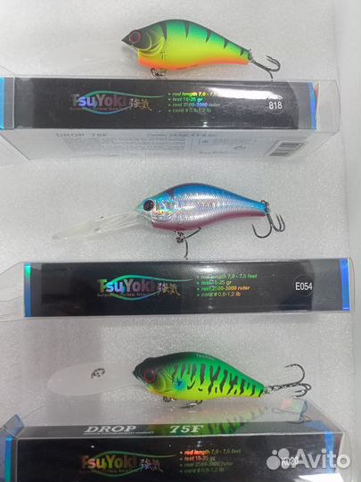 Воблер для троллинга Tsuyoki Drop 75F