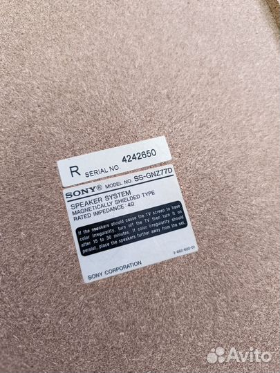 Колонки sony