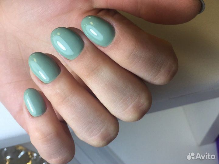 Аппаратный маникюр +покрытие гель лаком