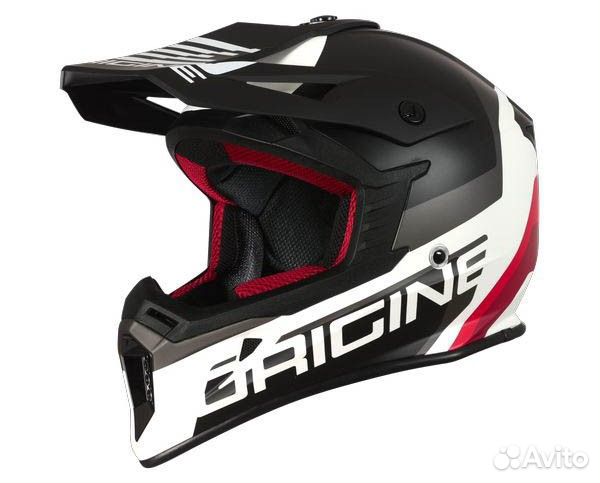 Шлем origine hero mx черный/белый матовый (кроссов