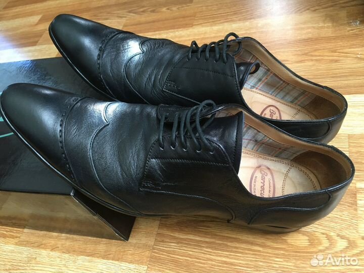 Мужские туфли черные Италия barracuda оригинал