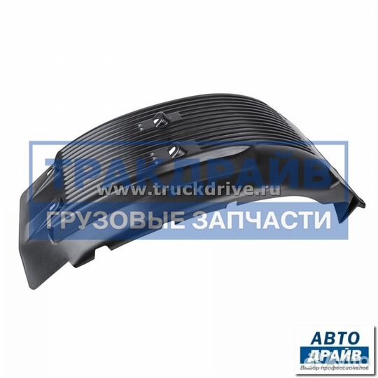 Крыло кабины часть предняя черный пластик левый Во