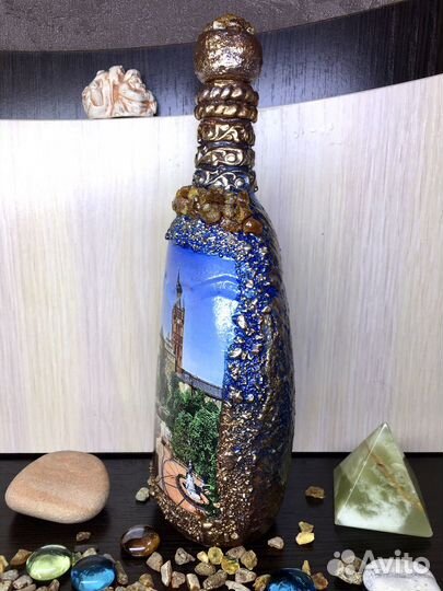 Бутылка декоративная 