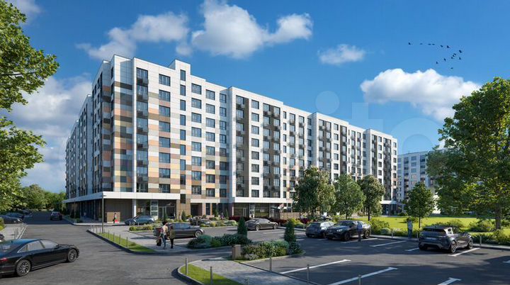 2-к. квартира, 65,1 м², 9/9 эт.