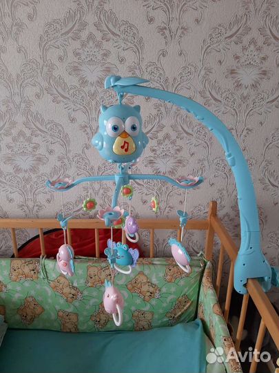 Музыкальная карусель на кроватку