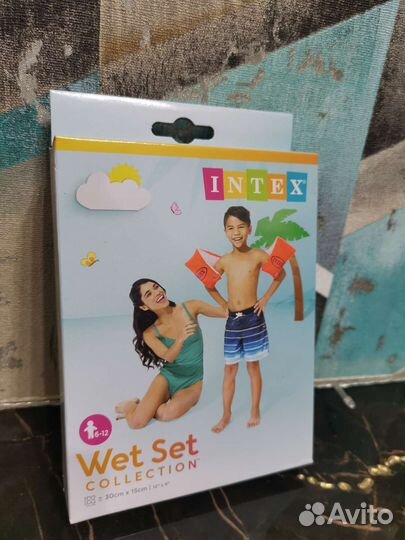 Нарукавники для плавания intex