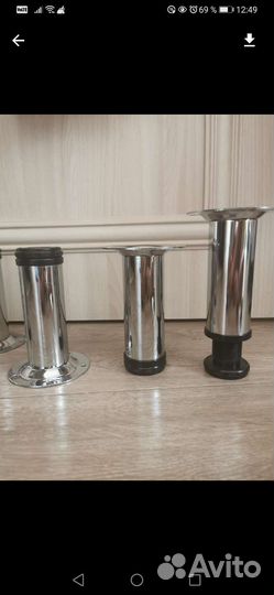 Мебельные ножки металлические