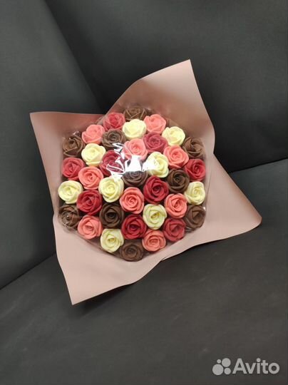 Букет - 37 Роз из Бельгийского Шоколада