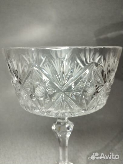 Хрустальная ваза для варенья СССР