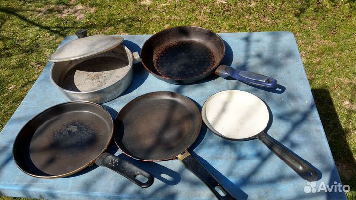 Сковороды алюминиевые, чугунные СССР