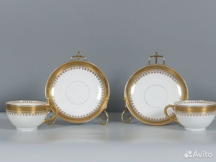 Старинные чайные пары. Limoges
