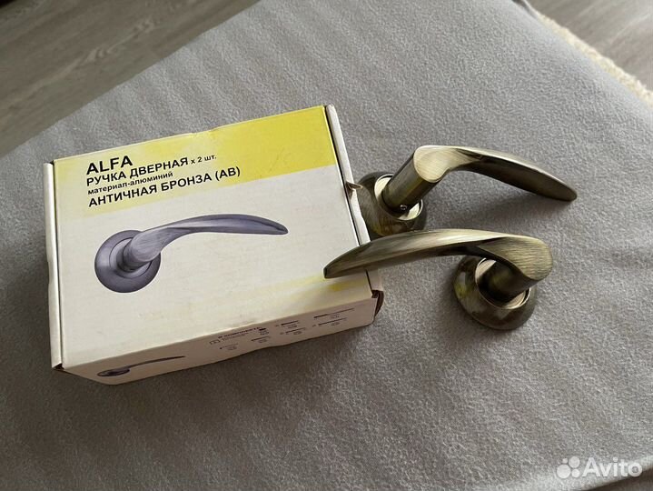 Ручки дверные бронза