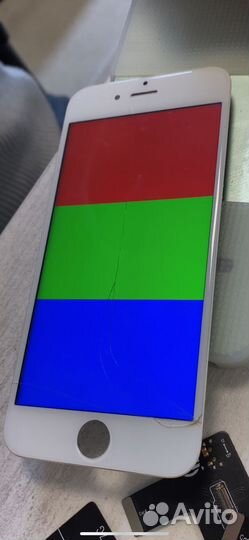 Дисплей iPhone 6s белый битый