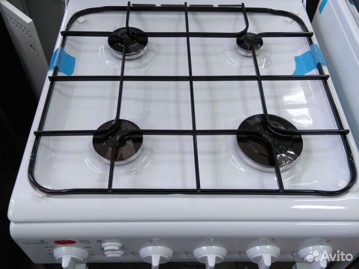 Плита газовая, с электрической духовкой