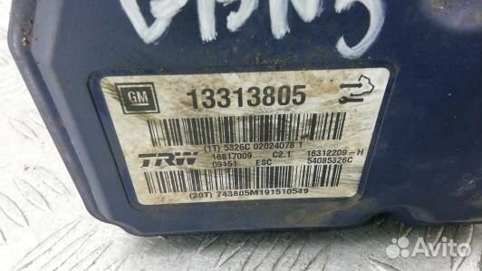 Блок ABS opel insignia (GBN05KW01)