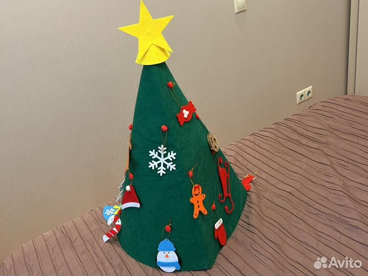 Ёлка из фетра детская