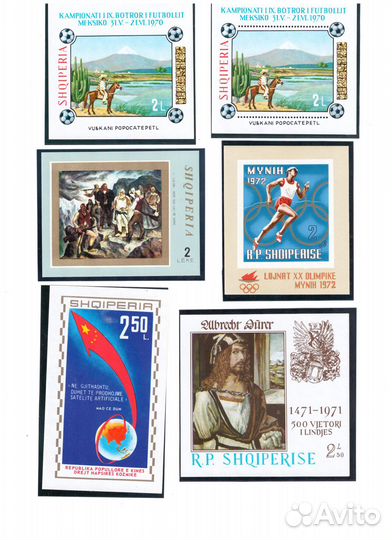 Почтовые марки Албании