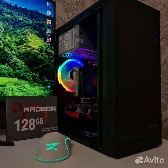 Мощный Игровой Компьютер AMD A8/GTX 750/8GB озу
