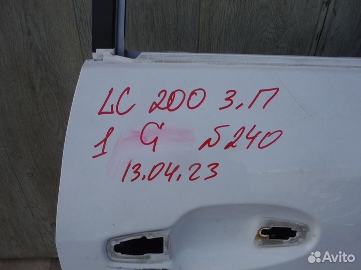 Дверь задняя правая №240 Land Cruiser 200 2009