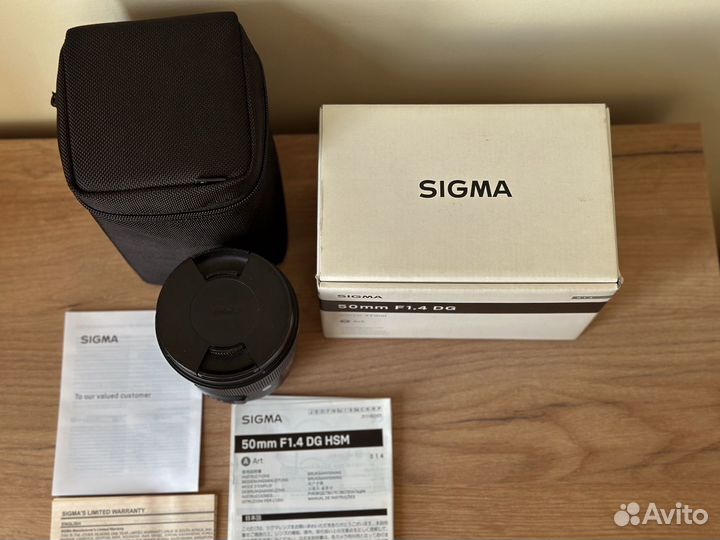 Объектив sigma 50mm F1.4 DG HSM Art для Nikon