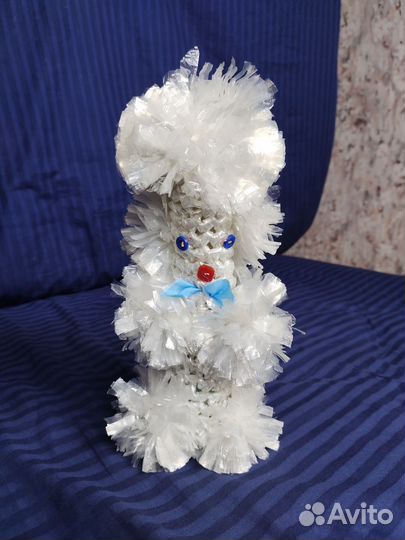 Мочалка-игрушка ручной вязки