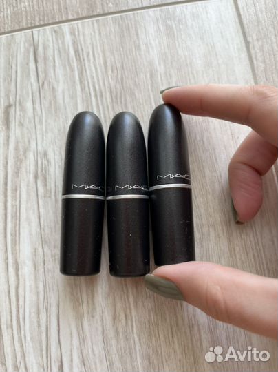 Помады новые mac 2 оттенка в наличии