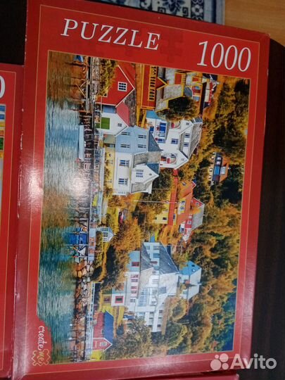 Пазлы почти новые меняю или продаю 1000шт