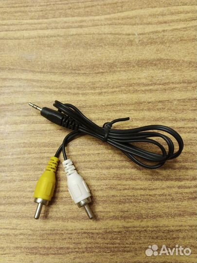 Кабель аудио джек 3.5 / 2xRCA