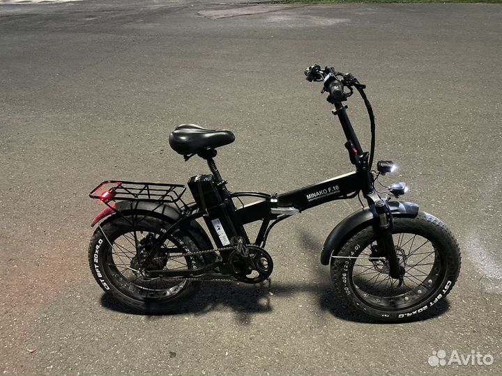 Электровелосипед Minako f10 + доп. оборудование