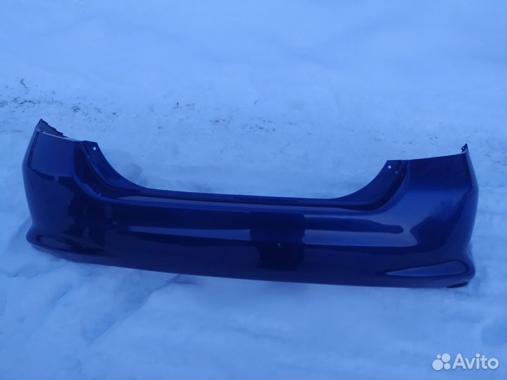 Задний бампер Honda Fit цвет синий