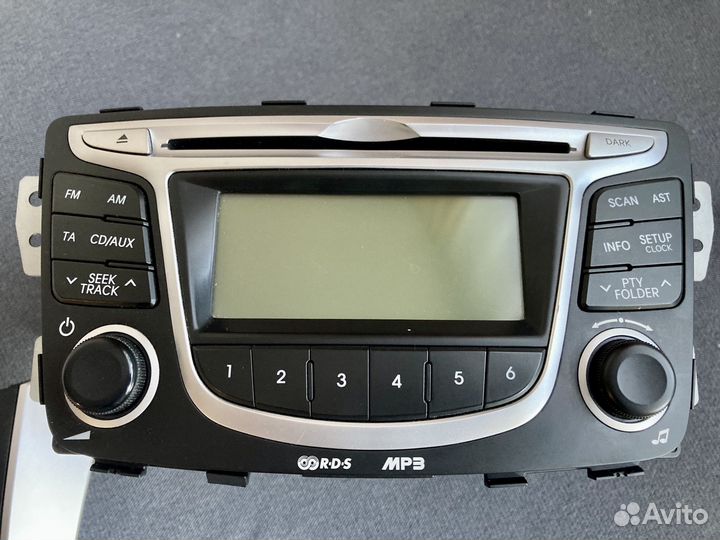 Магнитола hyundai solaris 1 + рамка