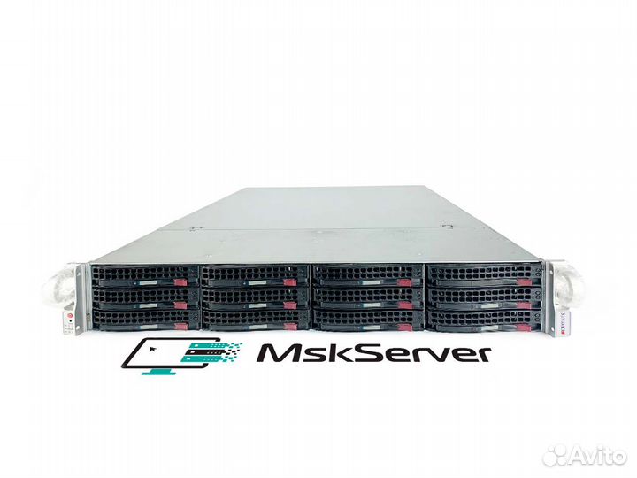 Сервер Supermicro 6028U-trtp+ 2x E5-2630v3 256Gb