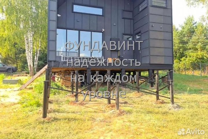Монтаж винтовых свай