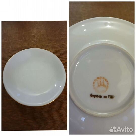 Фужеры, рюмки, блюдца, тарелки, блюдо СССР