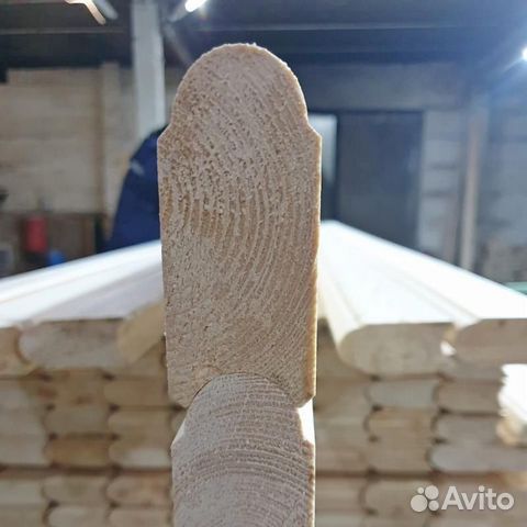 Минибрус, лунный паз погонажем