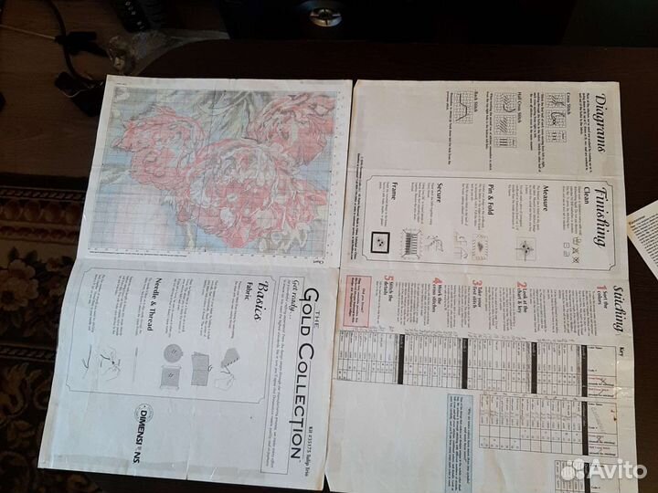 Набор для вышивания крестом dimensions б/у