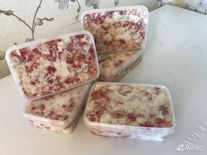 Камчатский краб фаланга колено салат