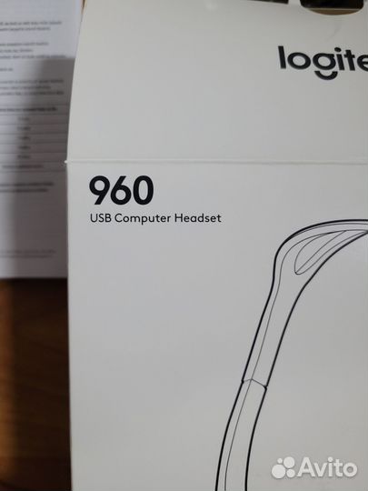 Проводная USB гарнитура Logitech PC 960