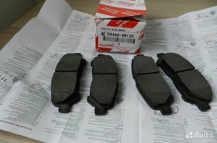 Тормозные колодки Toyota Highlander 2008-2013 зад