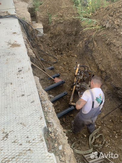ГНБ. Прокол грунта. Вода,канализация,футляр