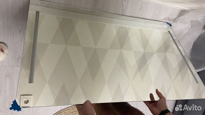 Зеркало с подсветкой для ванной бу