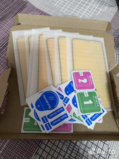 Защитное стекло на iPhone X,XS, 11PRO- 8 штук