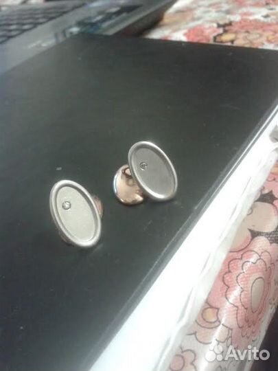 Золотые с платиной запонки начала 20 века