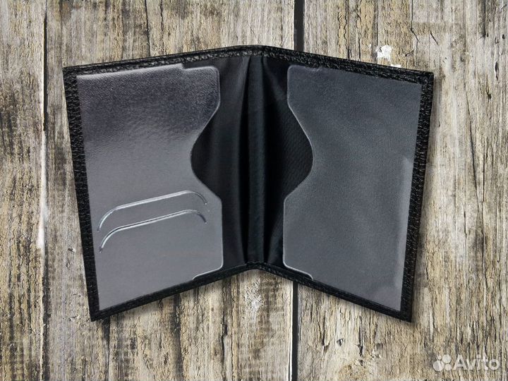 Обложка для документов натуральная кожа