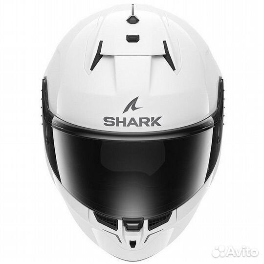 Мотошлем Интеграл Shark D-skwal 3 Blank, Белый