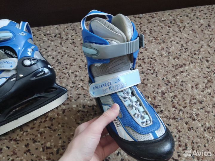 Коньки детские раздвижные 34 37