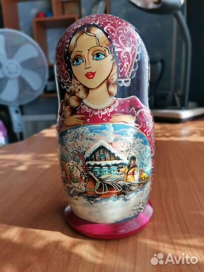 Матрёшка 19 см, 1 шт