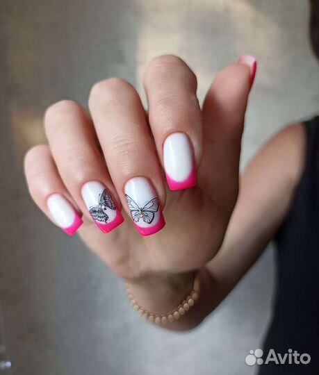 Наращивание ногтей. Гель лак. Укрепление ногтей