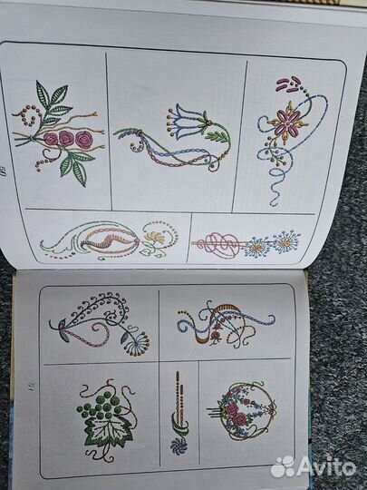 Книга вышивка схемы, рисунки, обучение