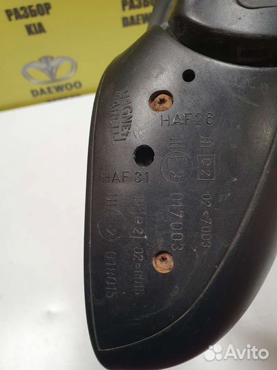 Зеркало левое peugeot 206-396